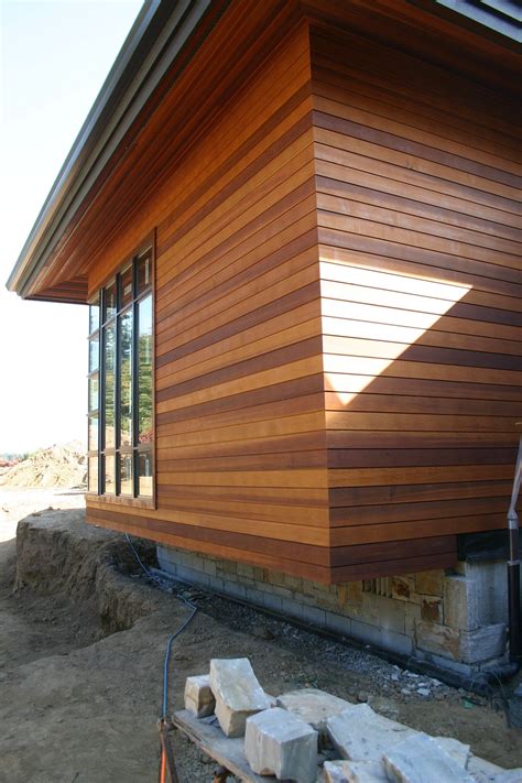 red cedar siding